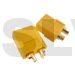 Q-C-0013  Quantum XT60 Connector Yellow - Male and Female  